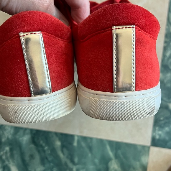 Kenneth Cole red suede sneakers - Picture 3 of 3